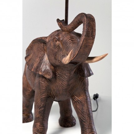 Lampe de table éléphant marron - Kare Design