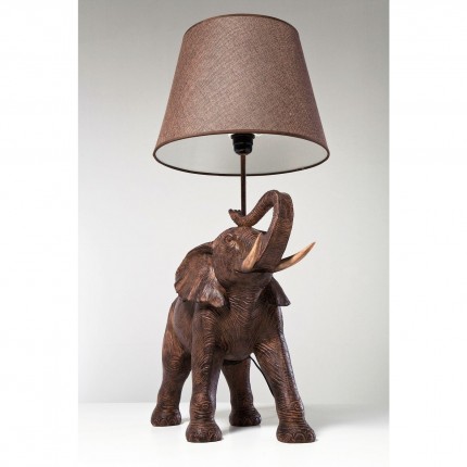 Lampe éléphant marron Kare Design