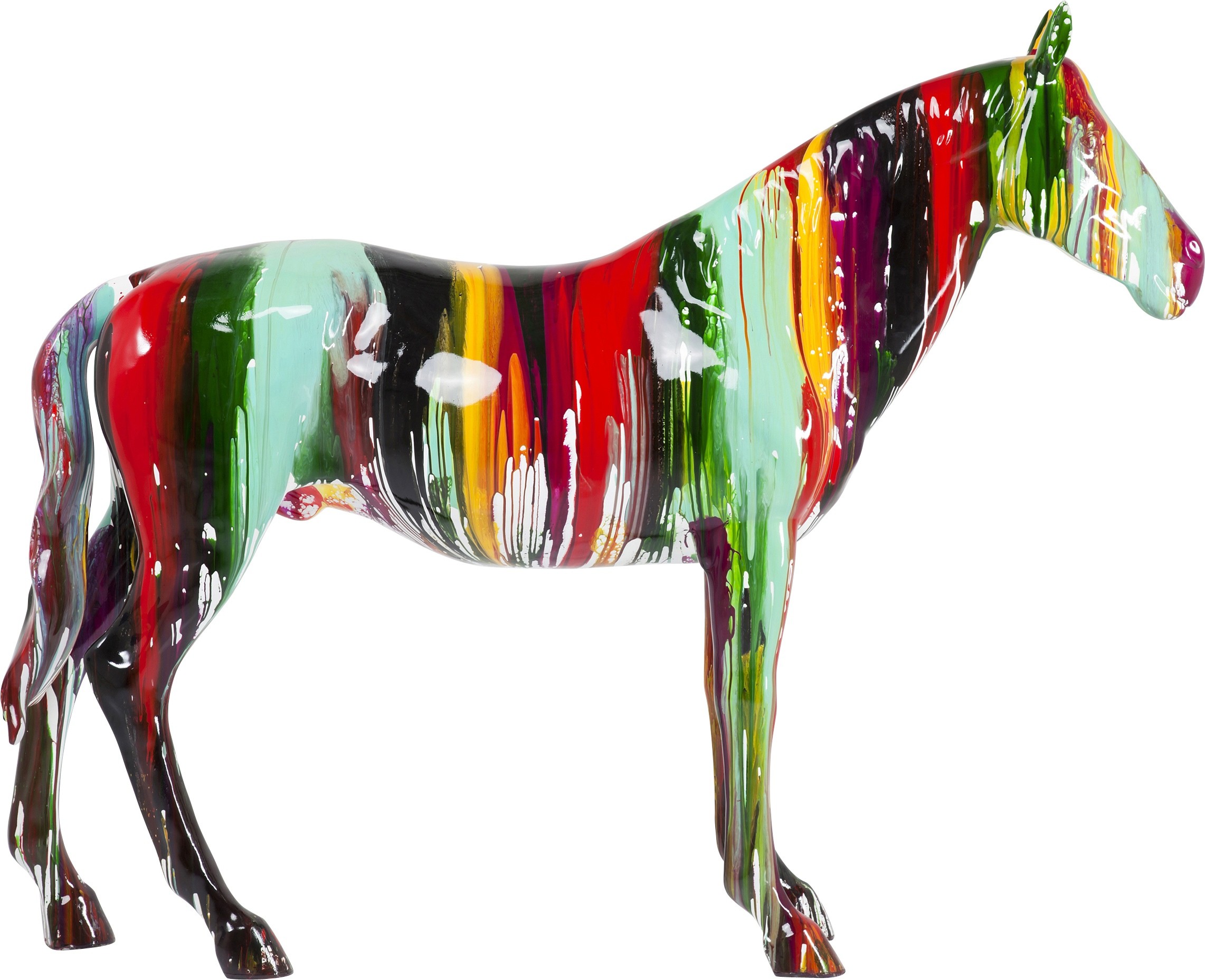 Déco cheval multicolore XXL Kare Design