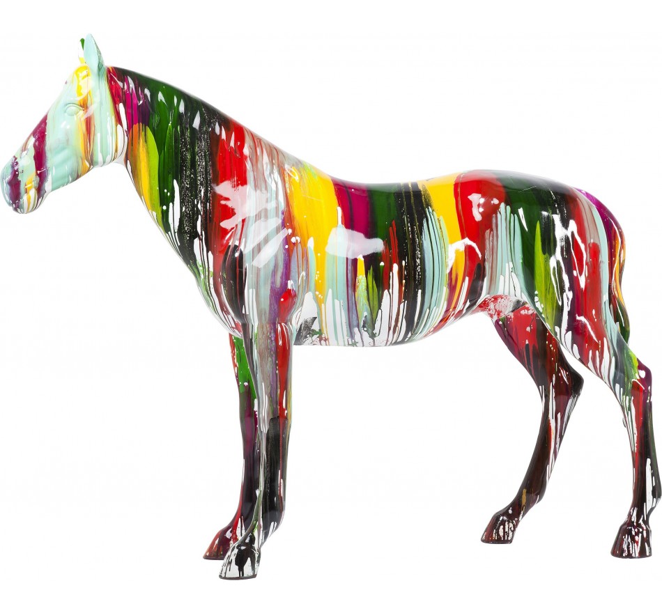 Déco cheval multicolore XXL Kare Design