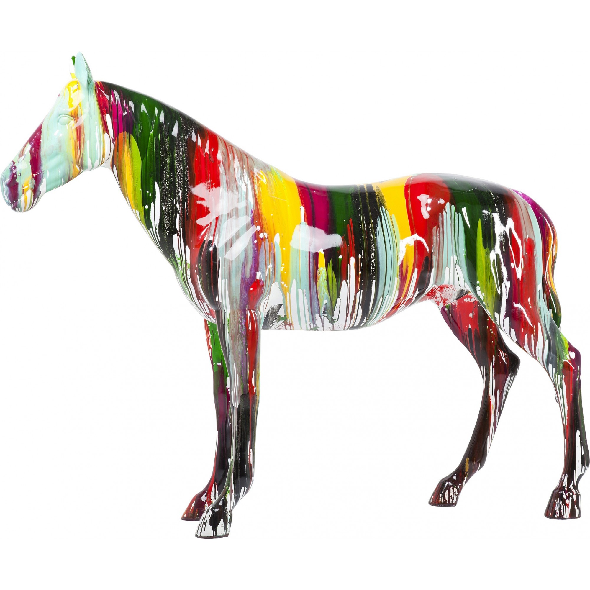 Déco cheval multicolore XXL Kare Design 