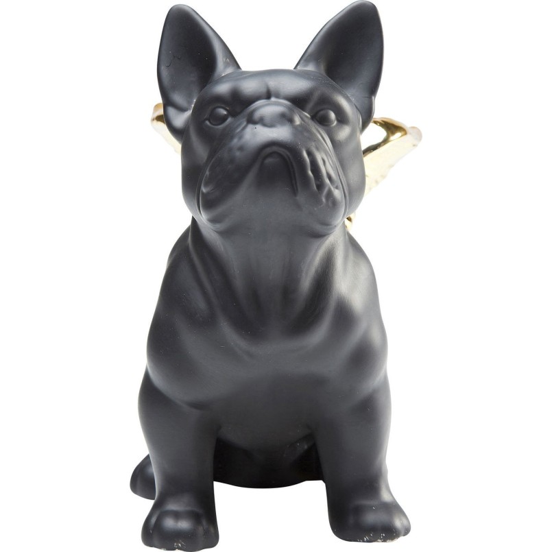 Deco Sitting Angel Dog doré Kare Design