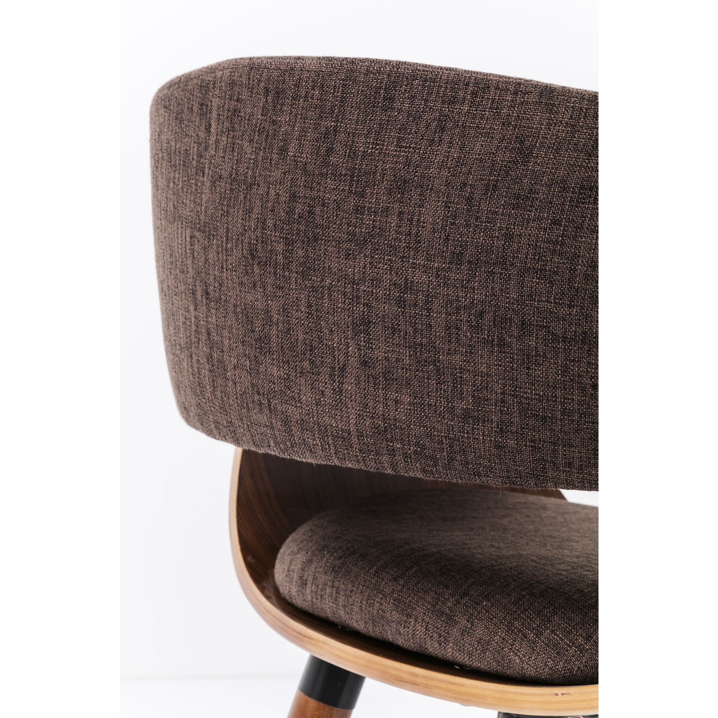 Chaise avec accoudoirs Monaco choco Kare Design