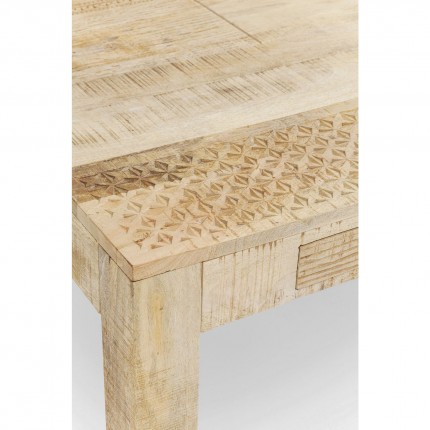 Table Puro 2 tiroirs 180x90cm Kare Design