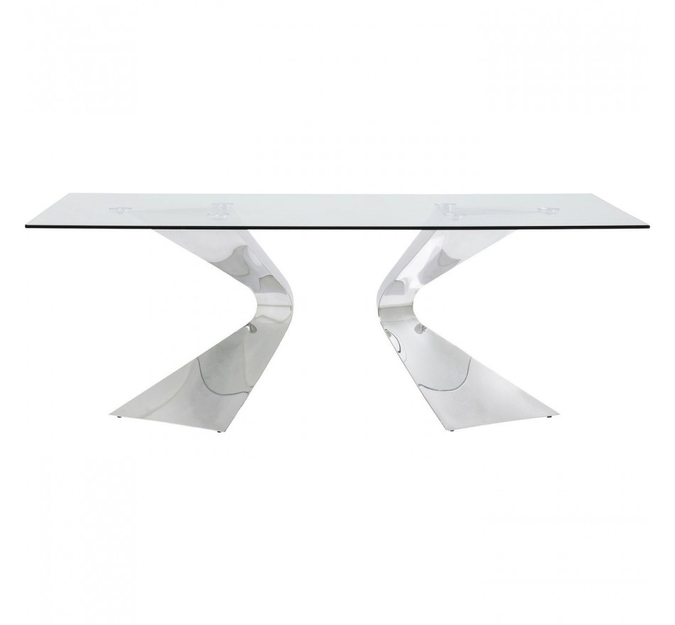 Table Gloria chrome 200x100 cm Kare Design