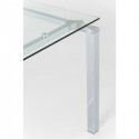 Table Lorenco chrome 180x90cm Kare Design