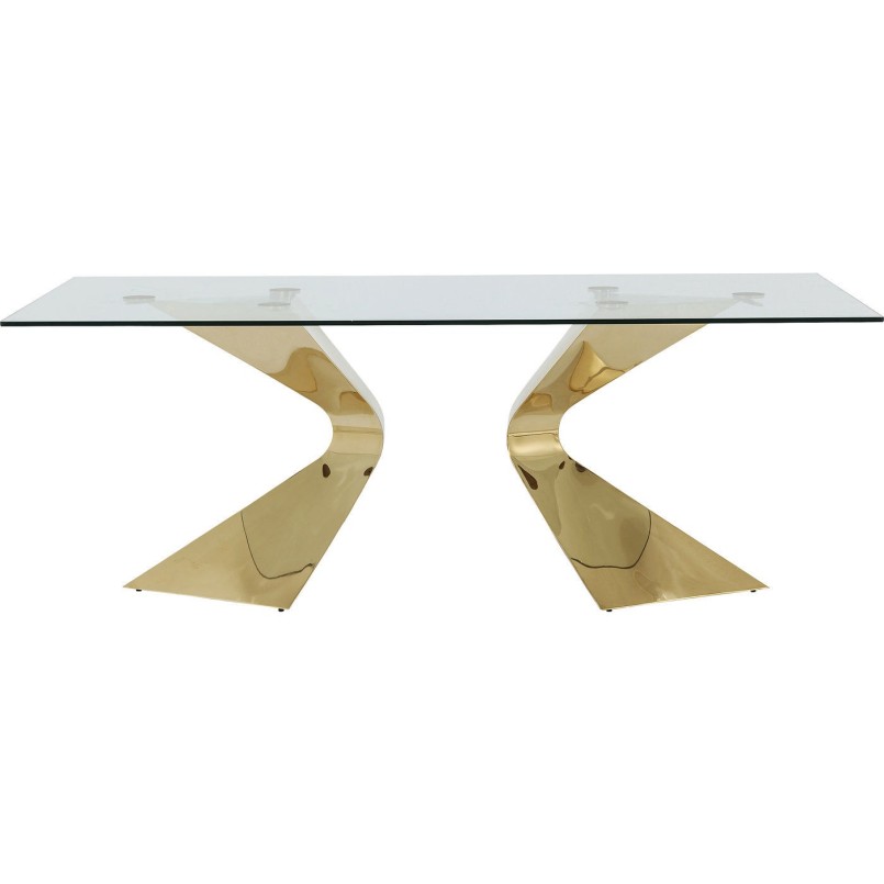 Table Gloria Gold 200x100cm Kare Design