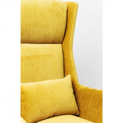 Fauteuil Vegas Forever jaune Kare Design