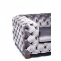 Fauteuil Desire Velvet Gris Kare Design
