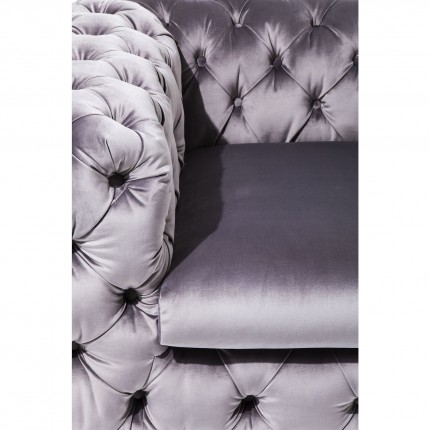 Fauteuil Desire velours gris Kare Design