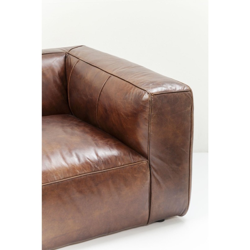 Canapé en cuir Cubetto 220cm Kare Design