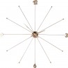 Wall Clock Like Umbrella pink gold Kare Design