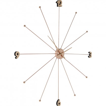 Horloge murale Umbrella or rose Kare Design