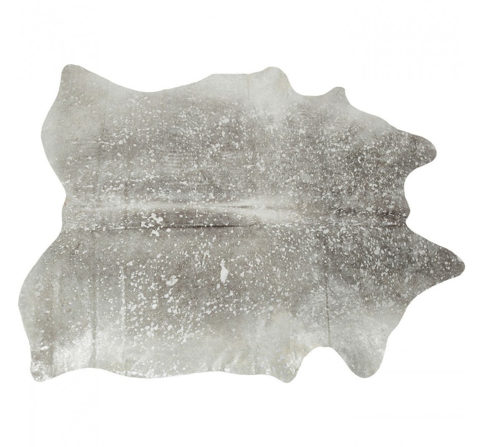 Tapis Hide Acid Wash argent Kare Design