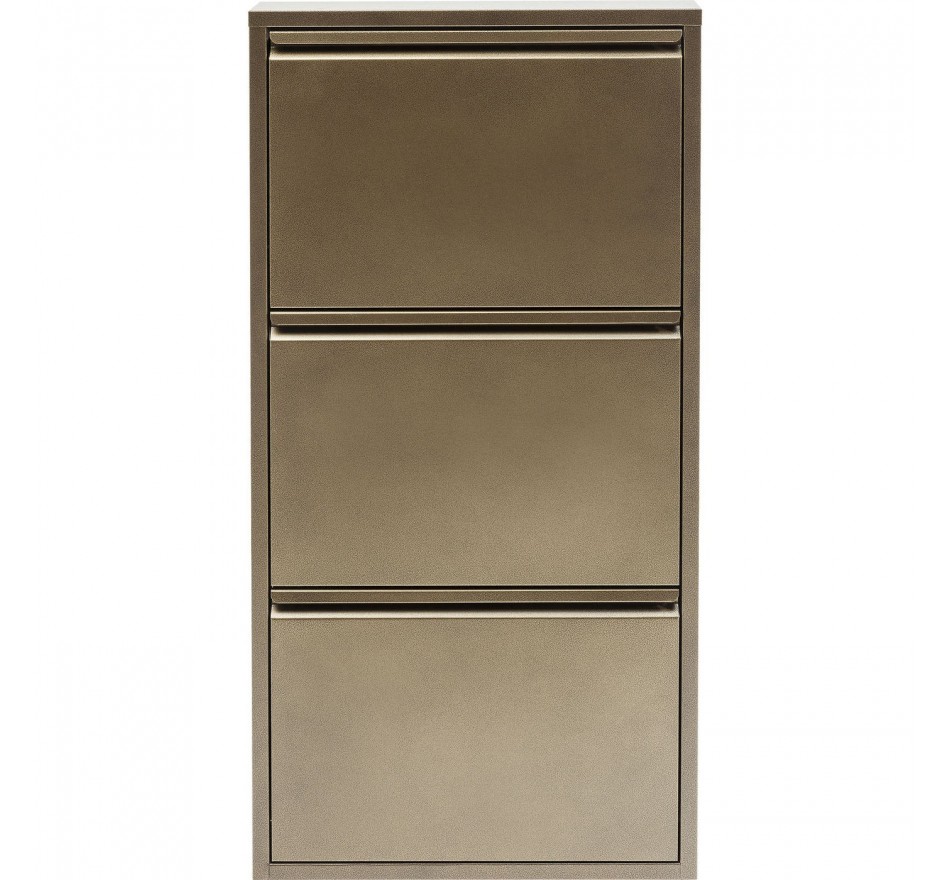 Casier à Chaussure Caruso 3 bronze Kare Design