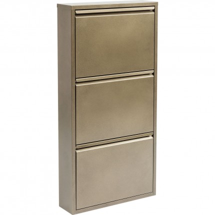 Shoe Container Caruso Bronze 3 drawers Kare Design