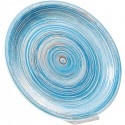 Assiette Swirl Blue 27cm 4/set Kare Design