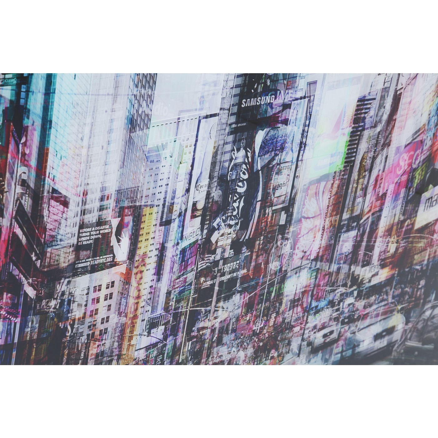 Tableau en Verre Times Square Move 120x160cm Kare Design