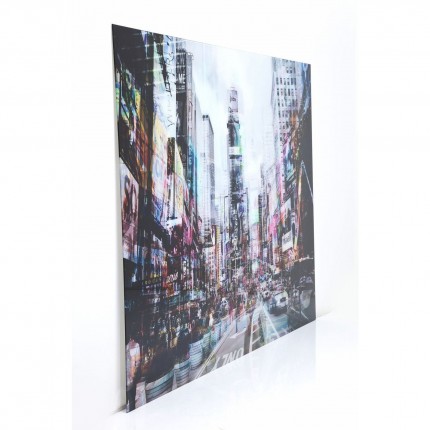 Tableau en Verre Times Square Move 120x160