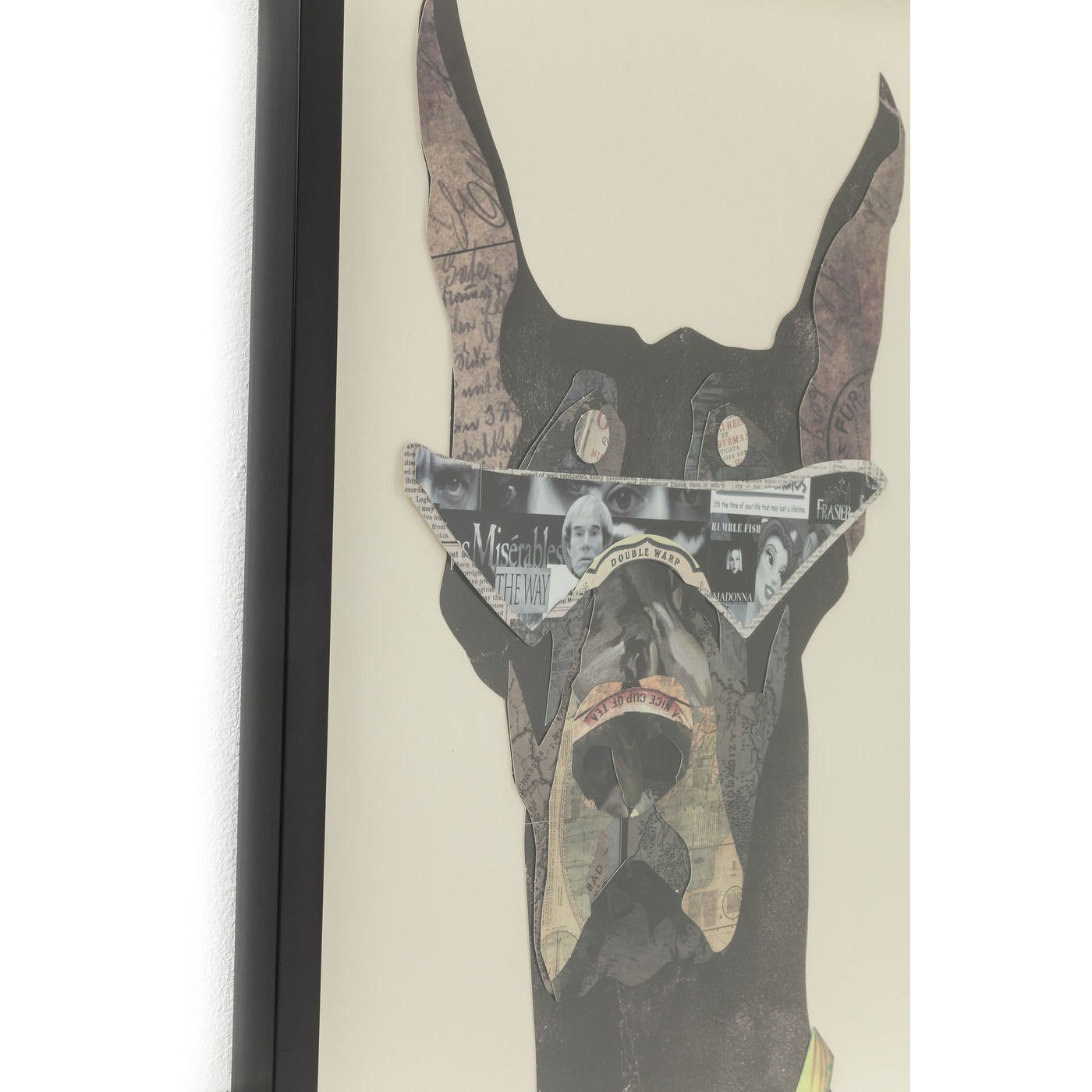 Tableau Frame Art Cool Dog 121x61cm Kare Design