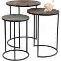 Tables d'appoint Electra 3/set Kare Design