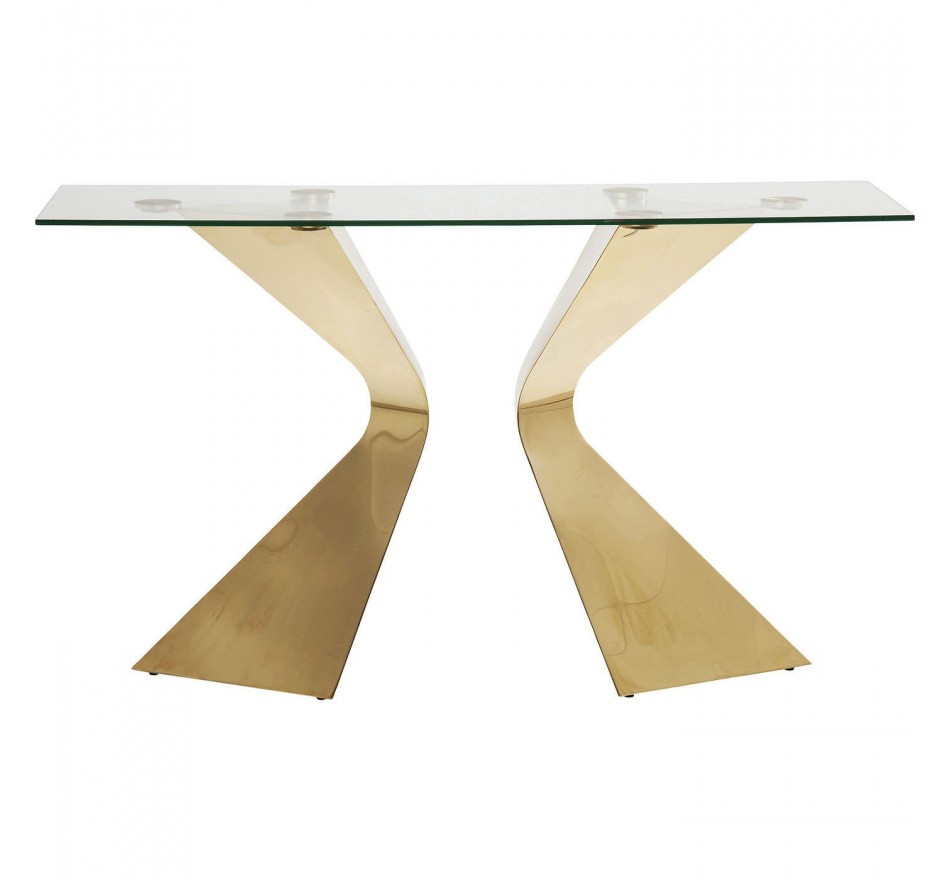Console Gloria doré Kare Design