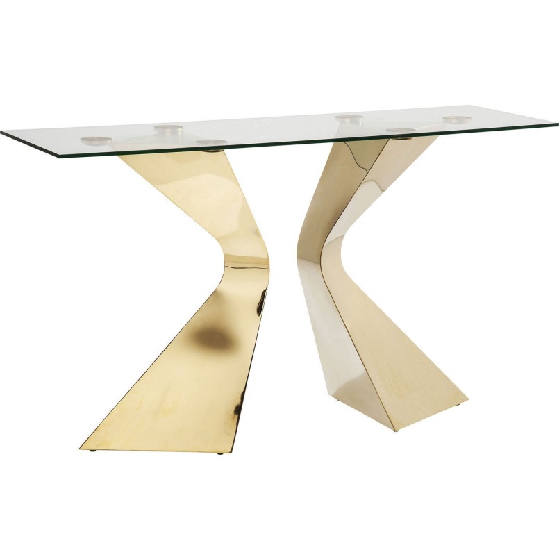 Console Gloria doré Kare Design