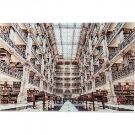 Tableau en verre  Library 100x150cm Kare Design