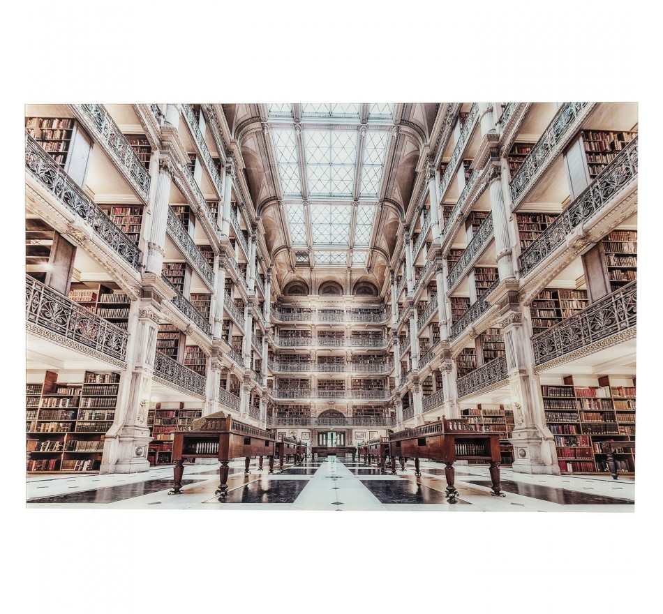 Tableau en verre Library 100x150cm Kare Design