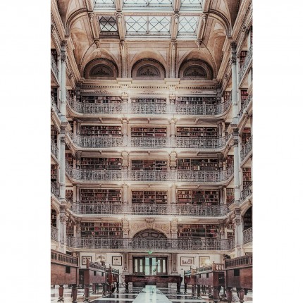 Tableau en verre  Library 100x150cm Kare Design