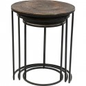 Tables d'appoint Electra 3/set Kare Design