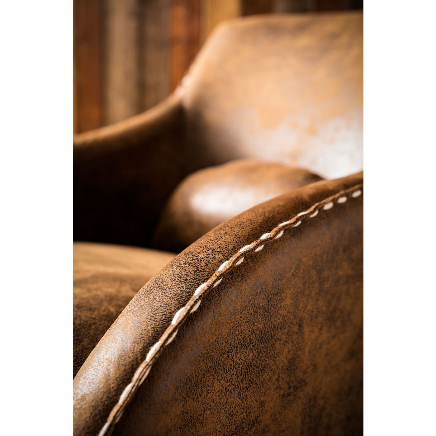 Fauteuil à bascule Swing Ritmo Vintage marron Kare Design Fauteuil à bascule Swing Ritmo Vintage marron Kare Design