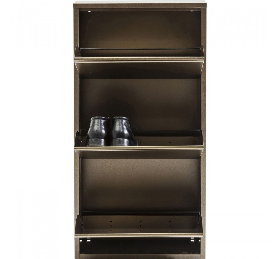 Casier à Chaussure Bronze - Caruso 3 Tiroirs - Ka...