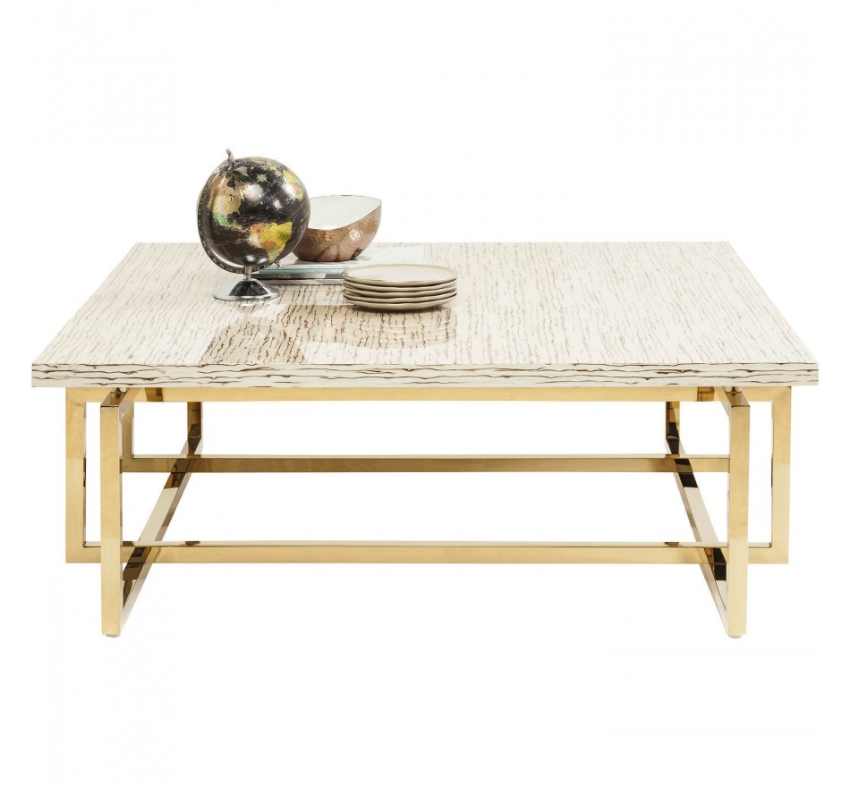 Table basse rétro doré Omega Kare Design