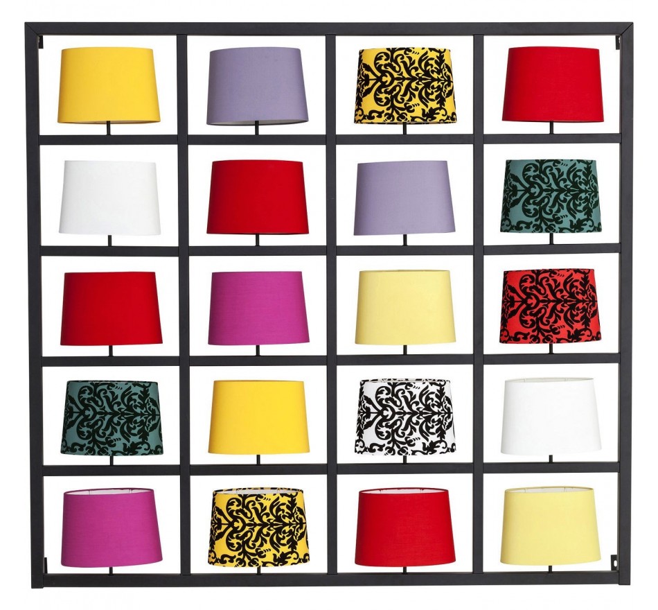 Applique murale élégante multicolore Parecchi Kare Design