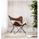 Fauteuil Butterfly marron eco Kare Design