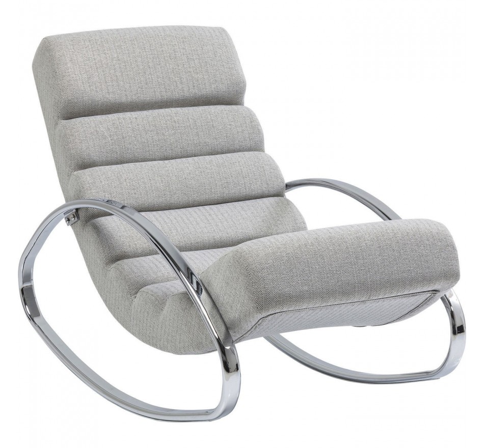 Fauteuil à bascule Manhattan beige Kare Design