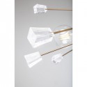 Suspension Crystal Bomb laiton 93cm Kare Design