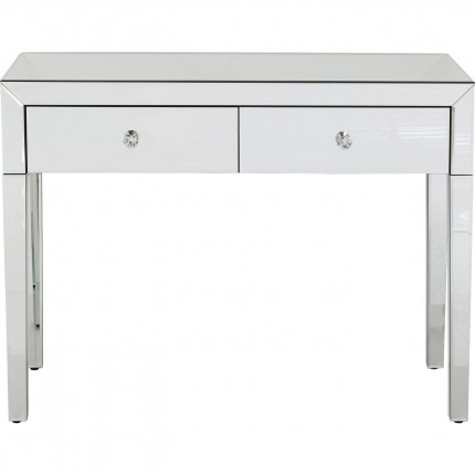 Console Luxury 100x40cm argentée Kare Design