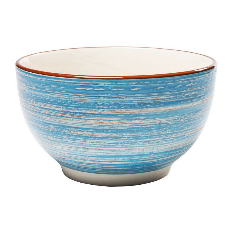 Cereal Bowl Swirl Blue Ø14cm Kare Design