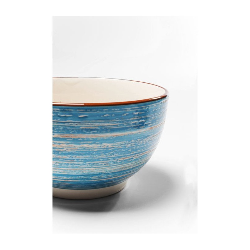 Cereal Bowl Swirl Blue Ø14cm Kare Design