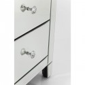 Chiffonnier Luxury argent 5 tiroirs Kare Design
