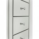 Chiffonnier Luxury argent 5 tiroirs Kare Design