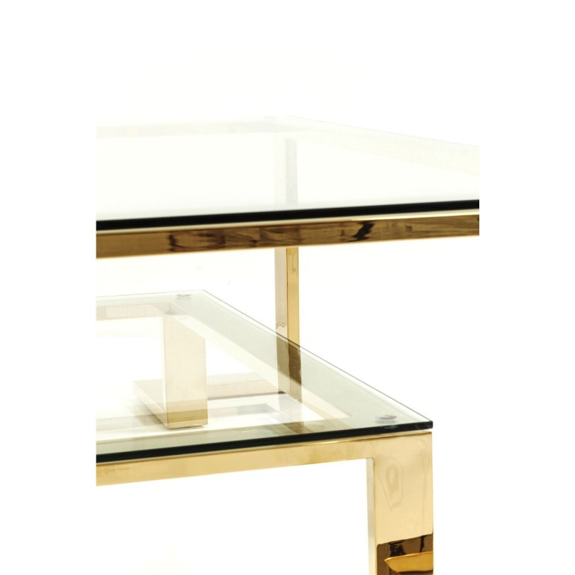 Coffee Table Gold Rush 120x120cm Kare Design
