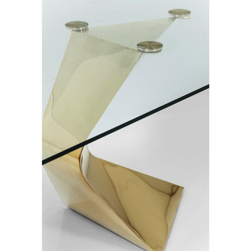 Table Gloria Gold 200x100cm Kare Design