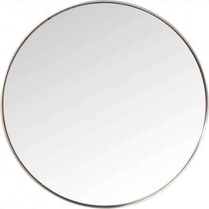 Miroir Curve rond inox 100cm Kare Design