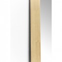 Miroir Curve rectangulaire laiton 200x70cm Kare Design