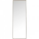 Miroir Curve rectangulaire cuivre 200x70cm Kare Design