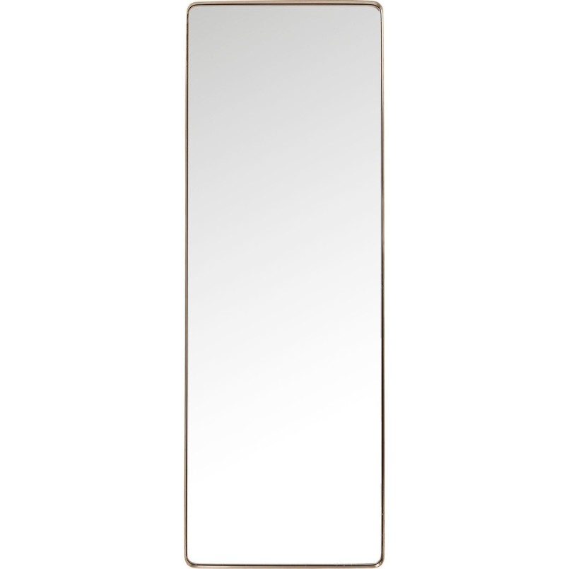 Mirror Curve Rectangular Copper 200x70cm Kare Design