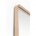 Miroir Curve rectangulaire cuivre 200x70cm Kare Design